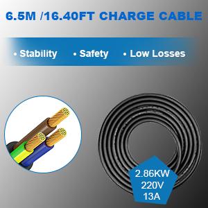 10A UK 3 PIN Plug To Type 1/ Tipo 2 Stazione di ricarica EV Wallbox Portatile per EV / PHEV 8