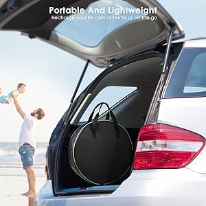 7KW 1 fase EV caricabatterie tipo 2 / tipo 1 / GBT 16A / 32A mobile EVSE stazione di ricarica 8