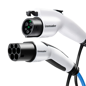 Cavo di carica EV maschio-femmina tipo 2 avvolto SAE J1772 tipo 1 1 / 3 fase 3.6KW - 22KW 3