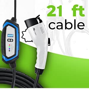 3.3KW 16A caricabatterie per veicoli elettrici portatili di tipo 2 IEC 62196 Tipo 1 SAE J1772 GBT 2