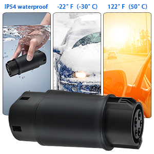 Adattatore di ricarica per veicoli elettrici da tipo 1 a tipo 2 SAE J1772 a IEC62196 32A 250V 8KW 4