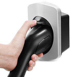 IEC 62196-2 Tipo 2 Portatore di presa del cavo di ricarica organizzatore del cavo di ricarica del connettore a muro 5