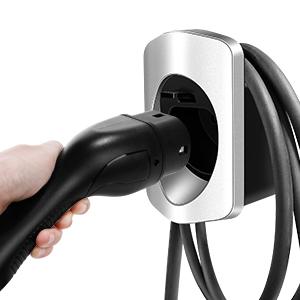 IEC 62196-2 Tipo 2 Portatore di presa del cavo di ricarica organizzatore del cavo di ricarica del connettore a muro 4