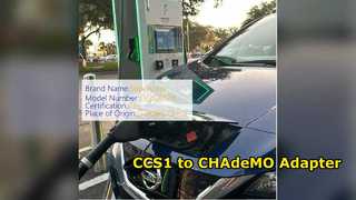 Adattatore da CCS1 a CHAdeMO 250A Ricarica rapida