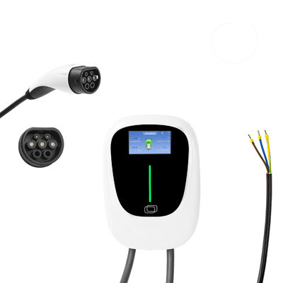 11KW 16/32A Display Screen AC EV Wallbox Stazione di ricarica per veicoli elettrici a casa o in ambienti commerciali