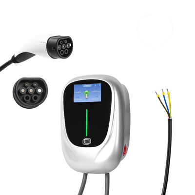 Smart Home Stazione di ricarica per veicoli elettrici a muro 7KW 11kW 22kW Tipo 1 Tipo 2 Stazione di ricarica per veicoli elettrici con app / RFID / WIFI / Bluetooth