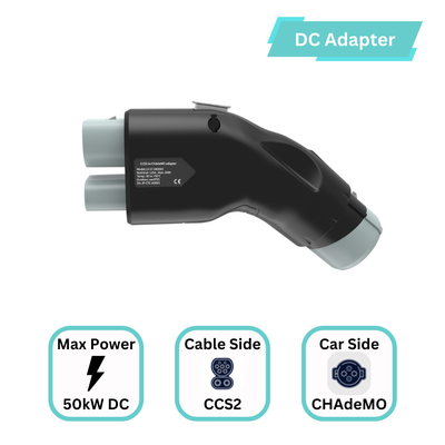 250A CCS2 ad CHAdeMO Adapter DC Fast EV Charging Adapter Combo 2 ad CHAdeMO EVSE Adapter per il proprietario di Nissan Leaf
