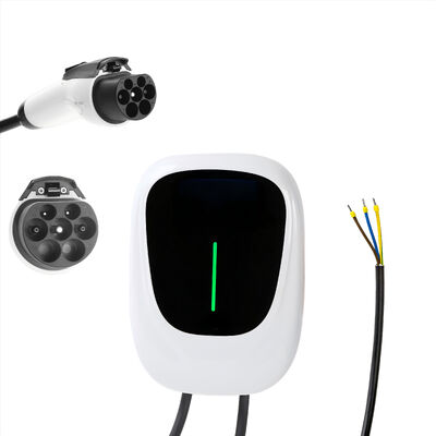 Wallbox 7.4kW Tipo 2 Con Controllo APP Stazione di ricarica auto elettrica Supporta connettività standard Bluetooth e WiFi, caricabatterie monofase IEC 62196-2, cavo 32A 6M