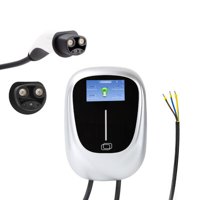 GBT Standard WALLBOX Pulsar Plus caricabatterie per veicoli elettrici collegato a cavo 5m Tipo 2 da 1,4 a 7,4kW Single Phase Bluetooth Wifi